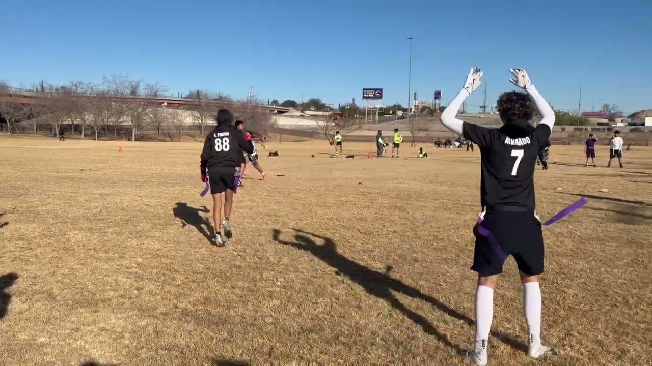 Catch and run for TD to Ian vs Purple Thunder Game 1 1/17/26