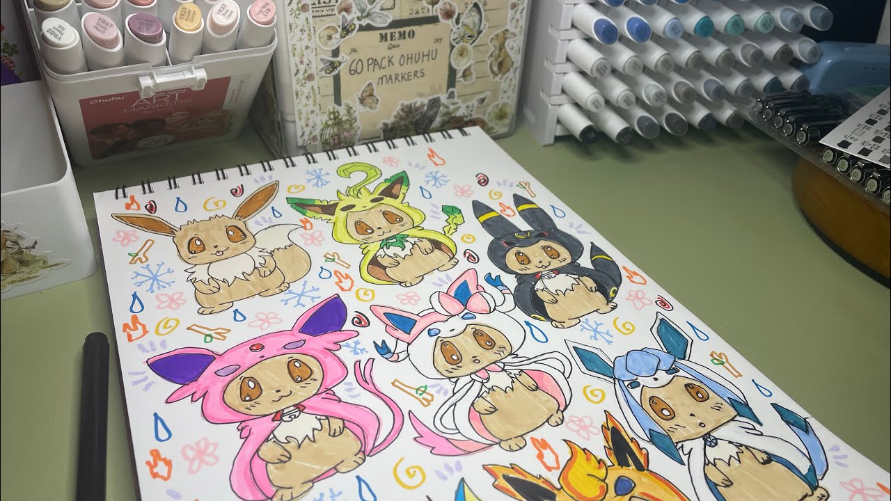 How to draw Eevee