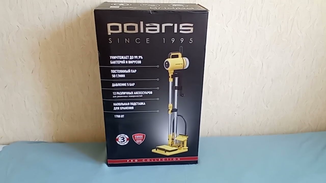 Отзыв на моющий пароочиститель для уборки дома с 12 насадками Polaris PSC 1711C. Тест, чистка, мойка