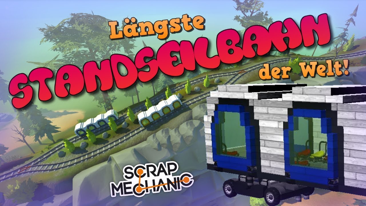 Scrap MECHANIC | Die längste STANDSEILBAHN! [Völlig Neu] | New custom TrainMountain Tile!