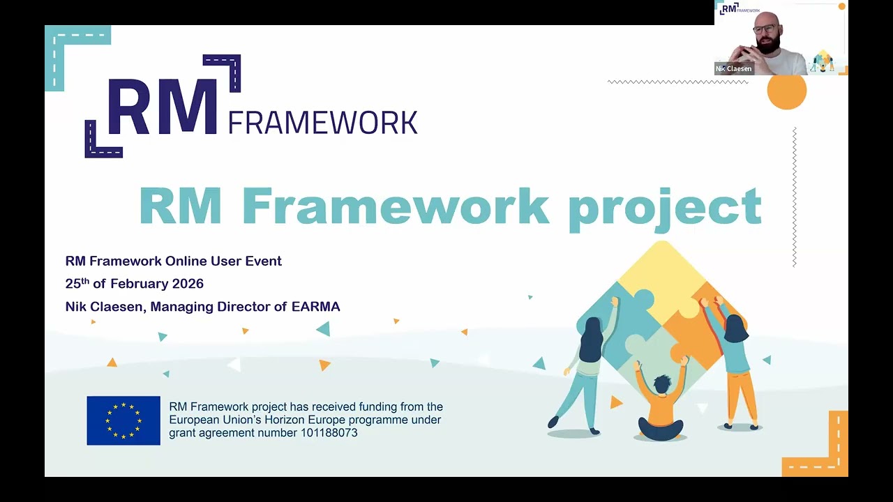 FROM FRAMEWORK TO PRACTICE: PRESENTING THE RM FRAMEWORK HANDBOOK TO RMs