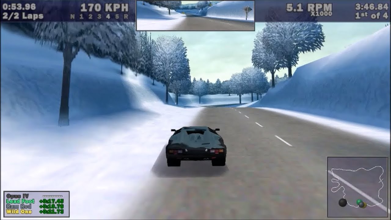 Need for Speed III Hot Pursuit - Knockout Competition with Lamborghini Countach