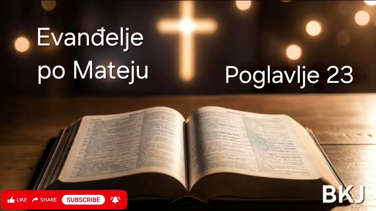 Evanđelje po Mateju Poglavlje 23 BKJ Audio // Gospel of Matthew Chapter 23 KJV Croatian Audio