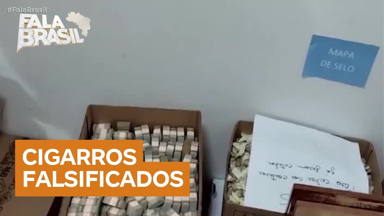 Fábrica de cigarros falsificados é fechada em operação no Recife (PE)