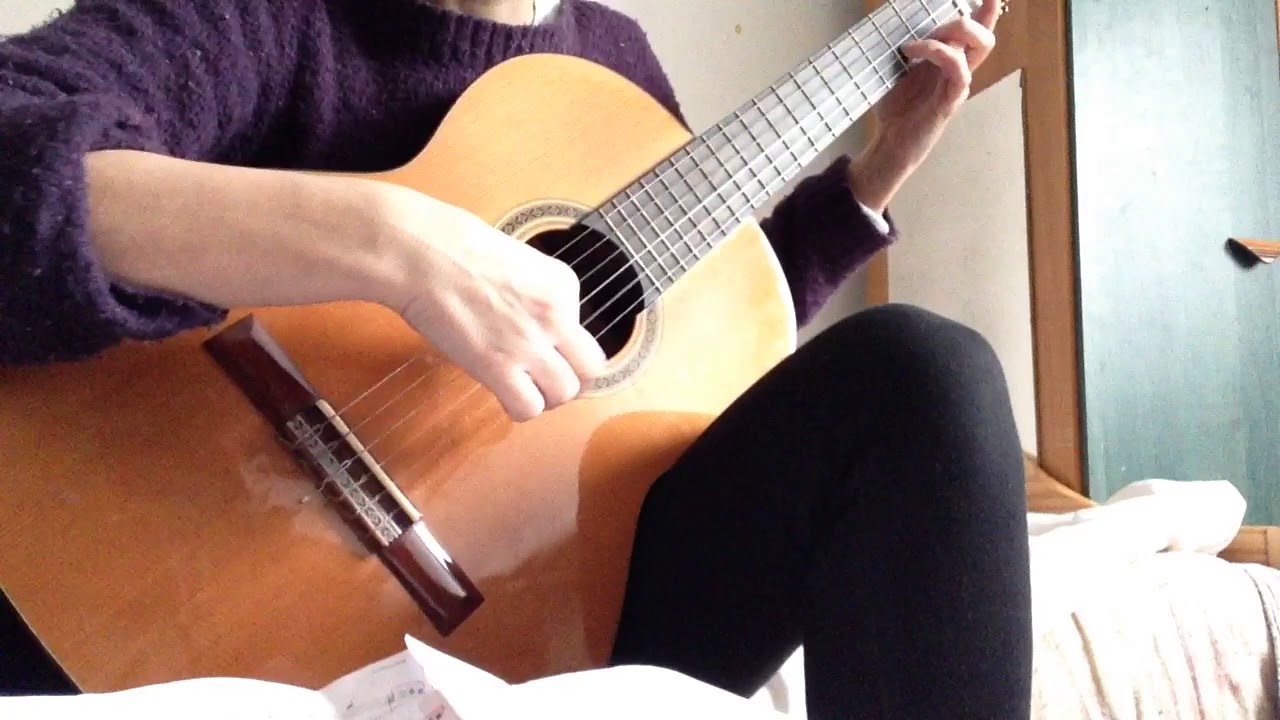 Norwegian song . Guitare . Maria linnemann
