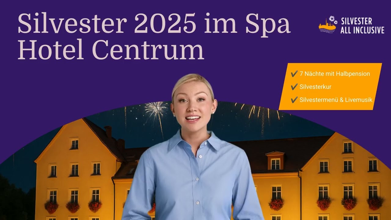 Silvester 2025 im Spa Hotel Centrum Franzensbad &ndash; Wellness, Kur und festliche Stimmung erleben