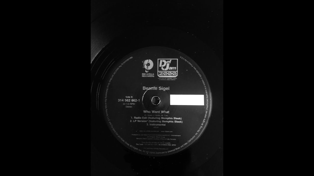 MEMPHIS BLEEK X BEANIE SIGEL - WHO WANT WHAT (INSTRUMENTAL) [OFFICIAL VERSION]