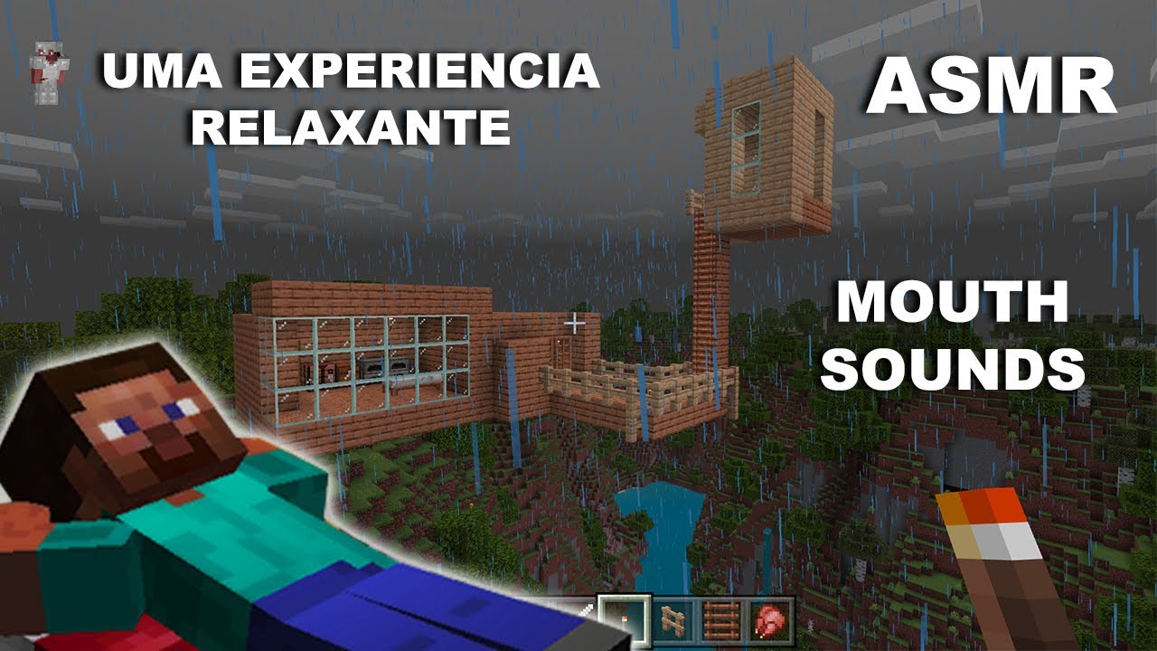 ASMR MINECRAFT  Uma Sobrevivência Relaxante...  [Mouth Sounds]