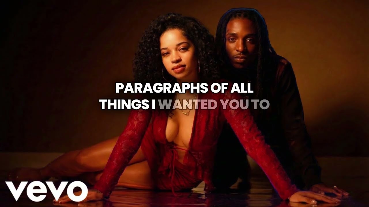 Ella Mai ft Jacquees - Unfinished Love Letters | Lyrics Video