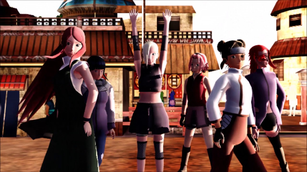 【MMD x NARUTO GIRLS 】BBoom BBoom【HD ・60 fps】
