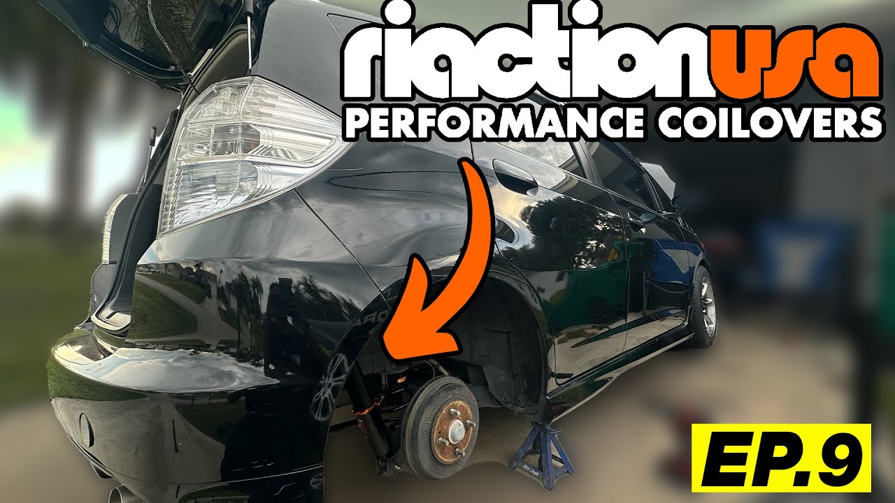 УСТАНОВИТЕ КОЙЛОВЕРЫ RIACTION! - Honda Fit Build Series (EP.9)