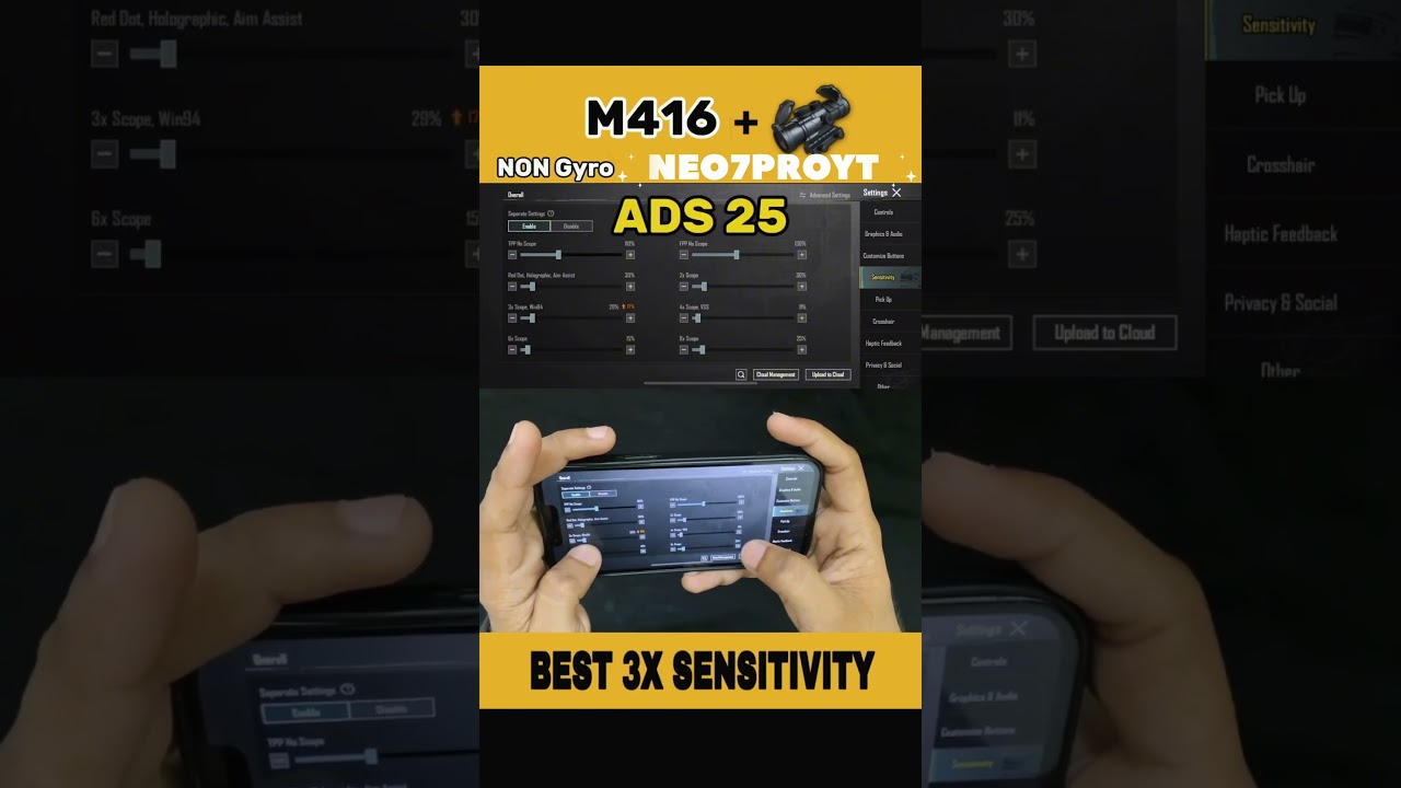 Master Non-Gyro Sensitivity for Android Players #pubgmobile #viralshorts #shortsviral #bgmi
