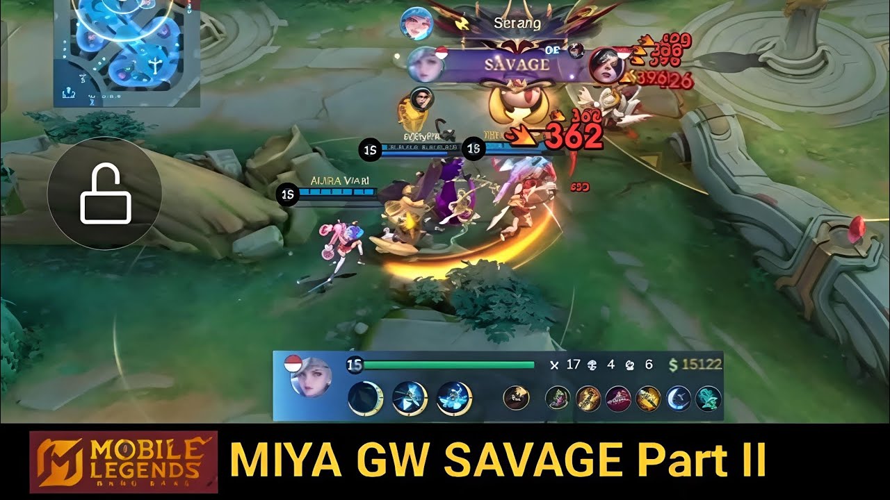 Replay MIYA gw SAVAGE Part 2 #mlbb #mobilelegends #miyasavage #savagemobilelegends 