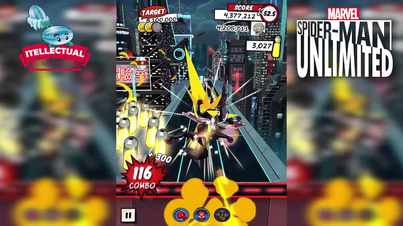 Spider Man Unlimited Walkthrough Part 36 Special Event World 2099 Level 12 Three Gold Medal
