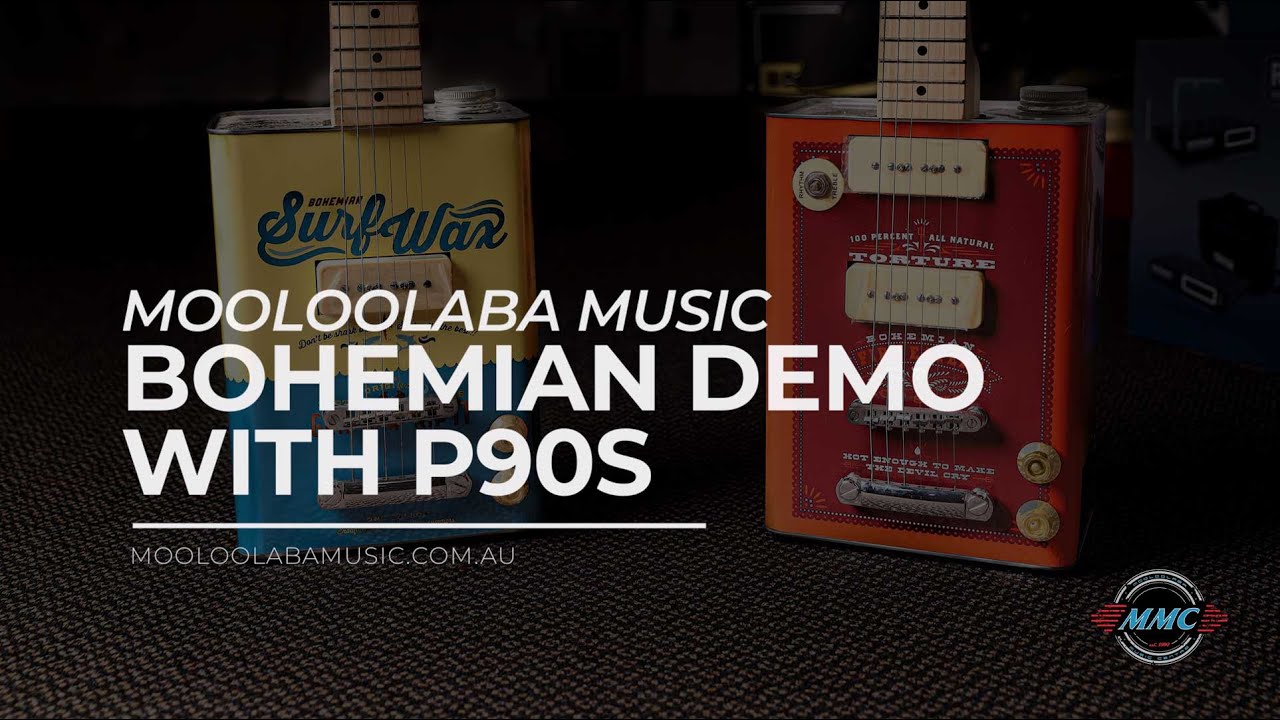 Bohmeian Guitar - What is this?!!... check out this oil can guitar with P90 pickups