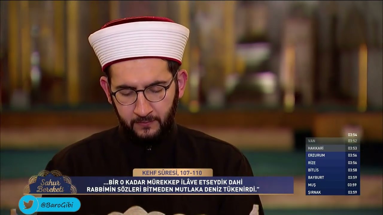 Beytullah Özdemir - Kehf Süresi 107-110 & Kadir Süresi 1-8 (Sahur Bereketi 27 Bölüm) (18 Nisan 2023)
