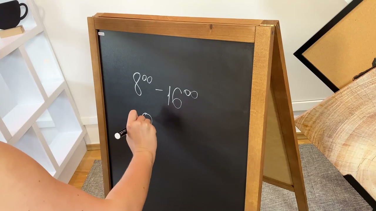 Chalk advertising stand advertising stand