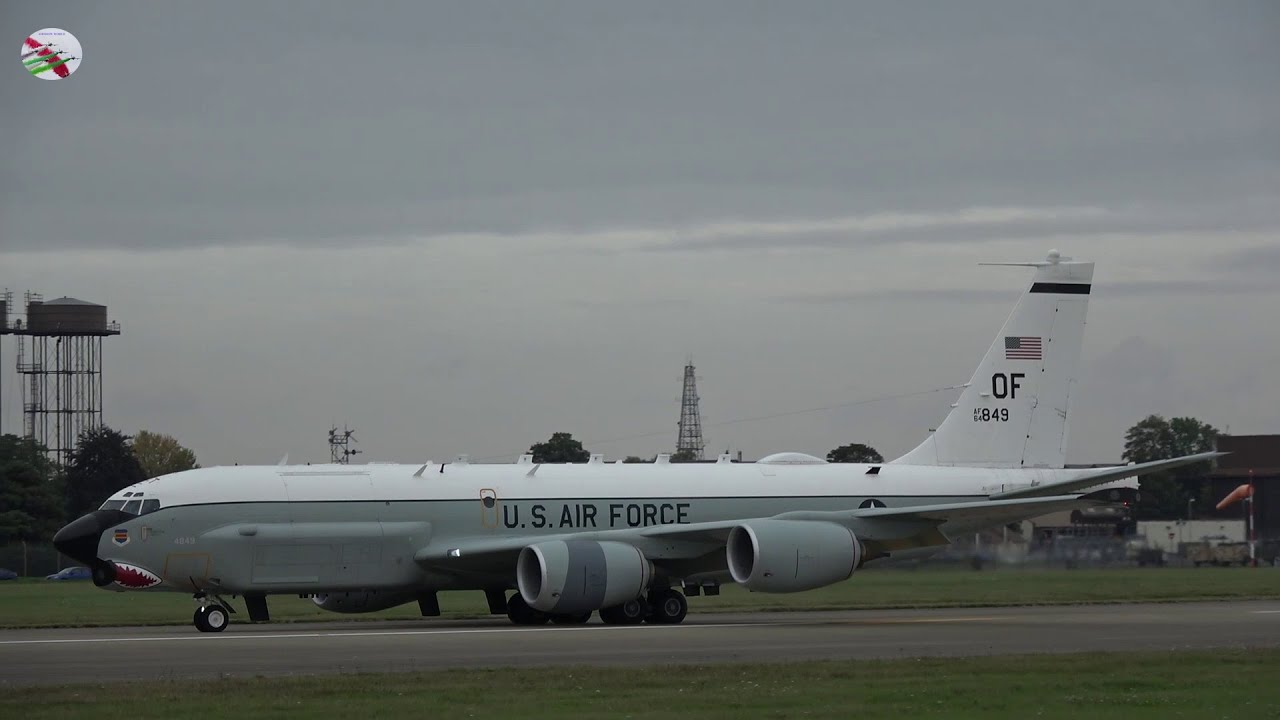 RC-135U Combat Sent Take Off Mildenhall 18th October 2021
