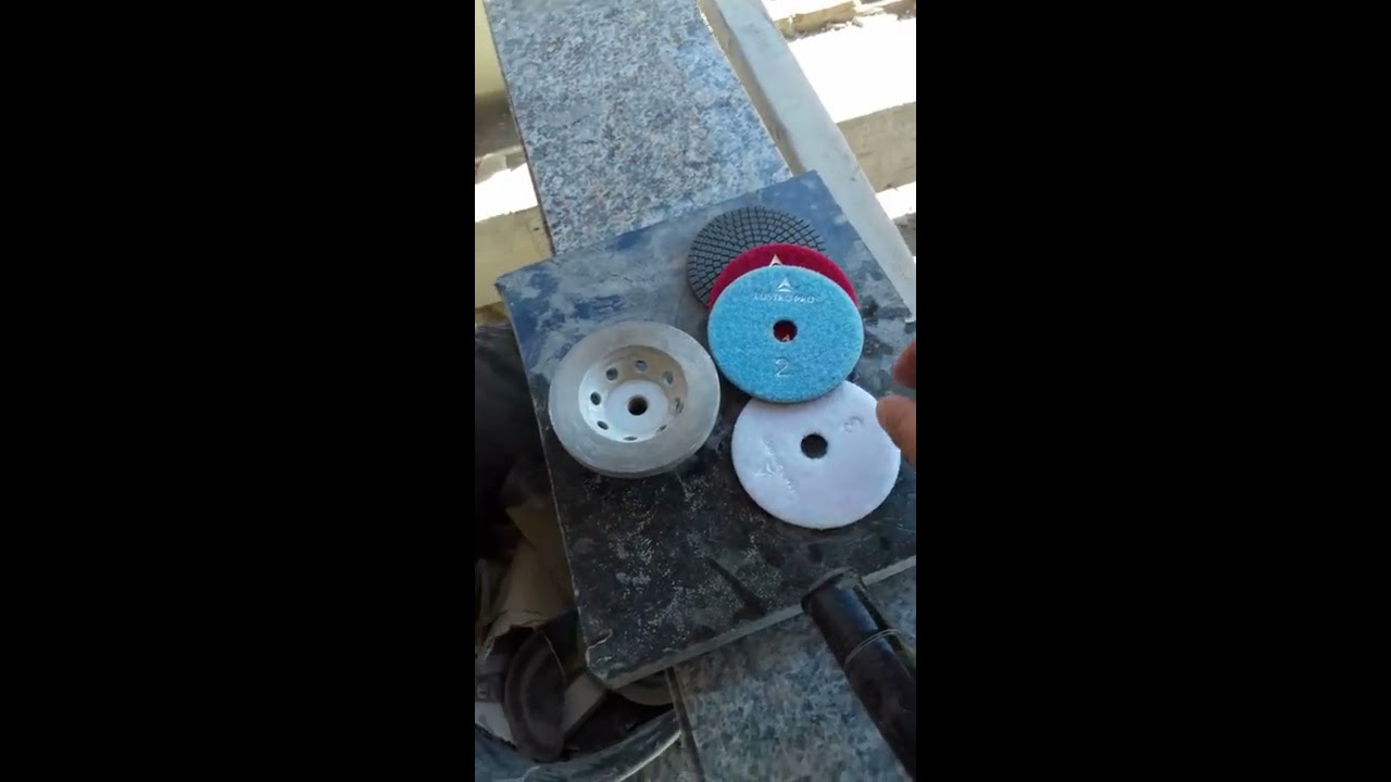 Novo método de polimento de granito claro com apenas 3 ferramentas
