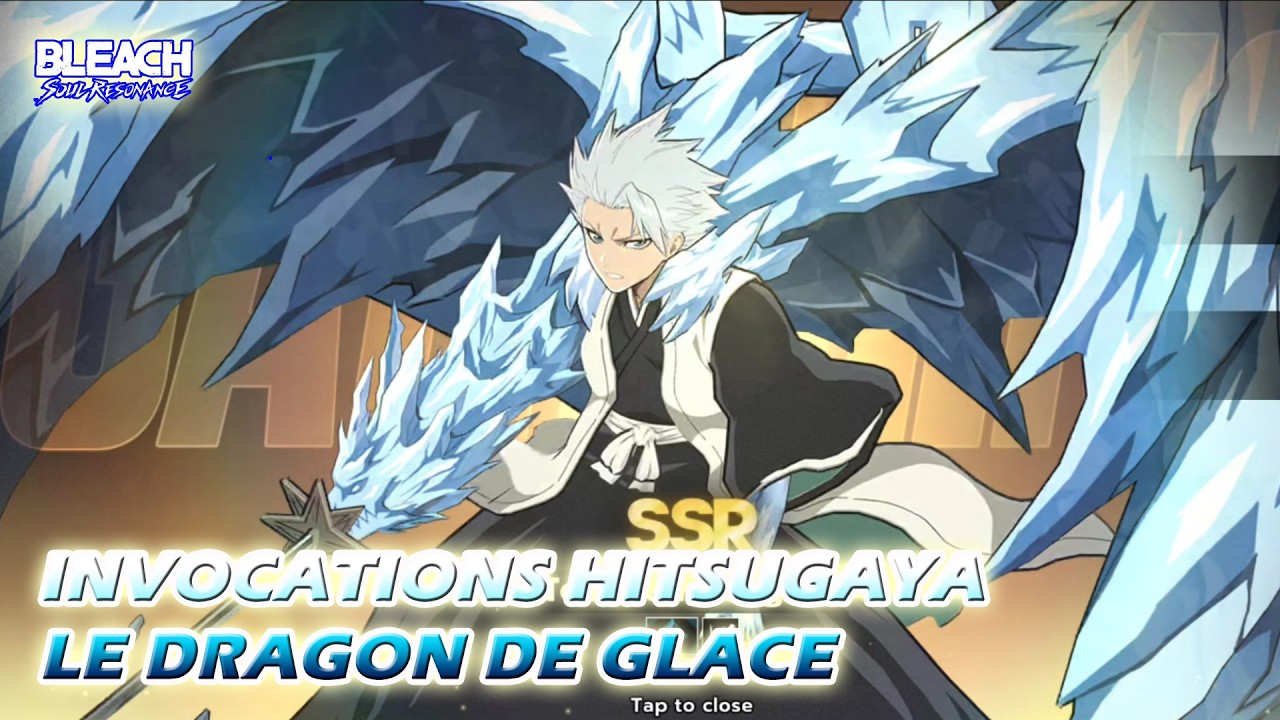 Invocations rerun Toshiro et son arme stamp // Bleach Soul Resonance