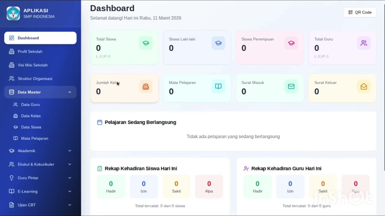 Aplikasi Manajemen Sekolah Lengkap Berbasis Web