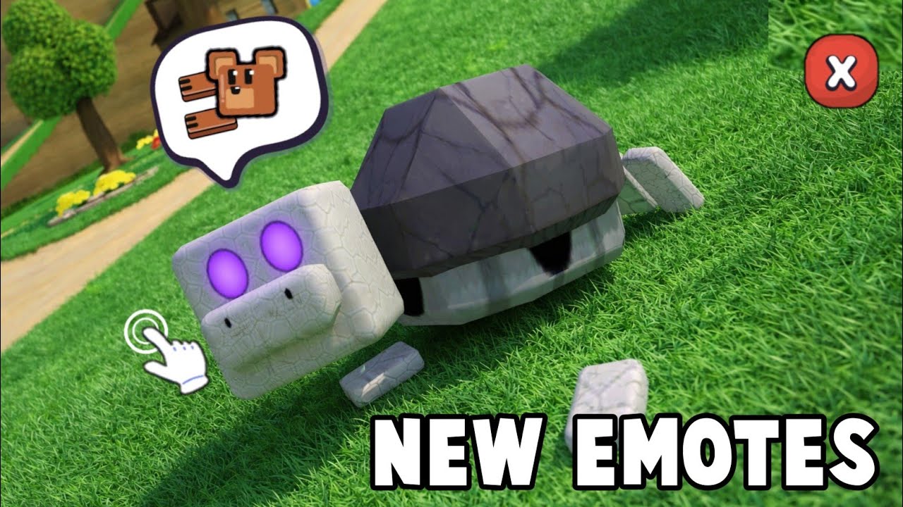 New Emotes Push Up Boss Turtle Golem - Turtle Kecil Berlatih untuk menjadi BOSS baru