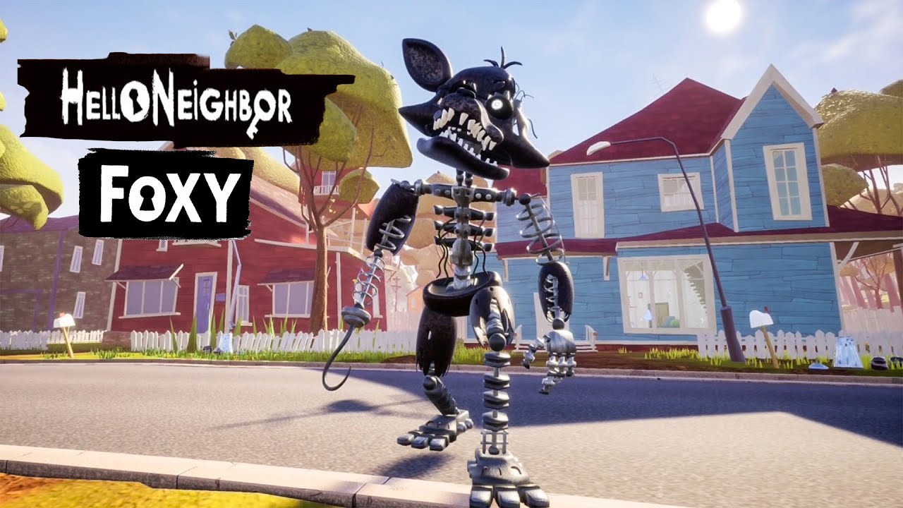 FOXY IS FASTER THAN FREDBEAR in Hello Neighbor MOD...