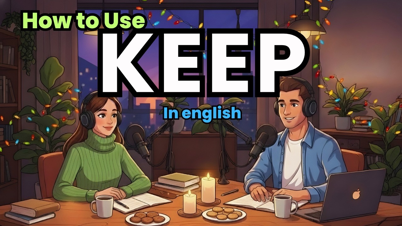 Learn English with Real Conversations Podcast | How to Use KEEP in English Naturally