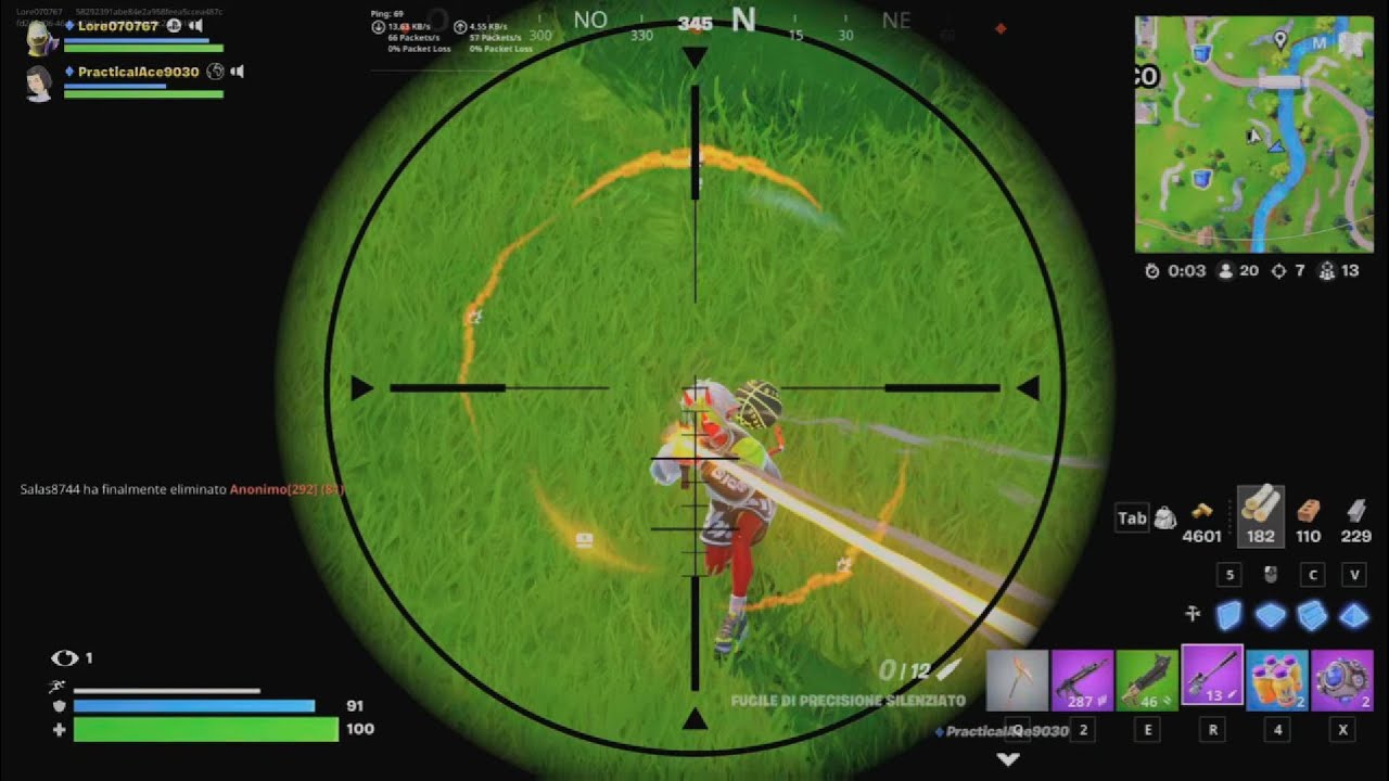 Fortnite distruggo la lobby su rientro da mouse e tastiera ITA