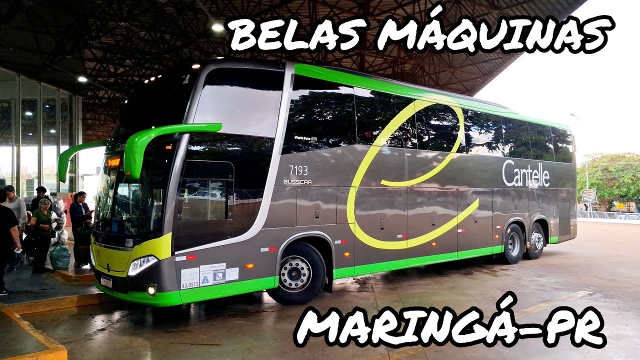 MOVIMENTO DE ÔNIBUS NO SÁBADO À TARDE NA RODOVIÁRIA DE MARINGÁ-PR | MOVIMENTAÇÃO DAS 14:50 às 15:55