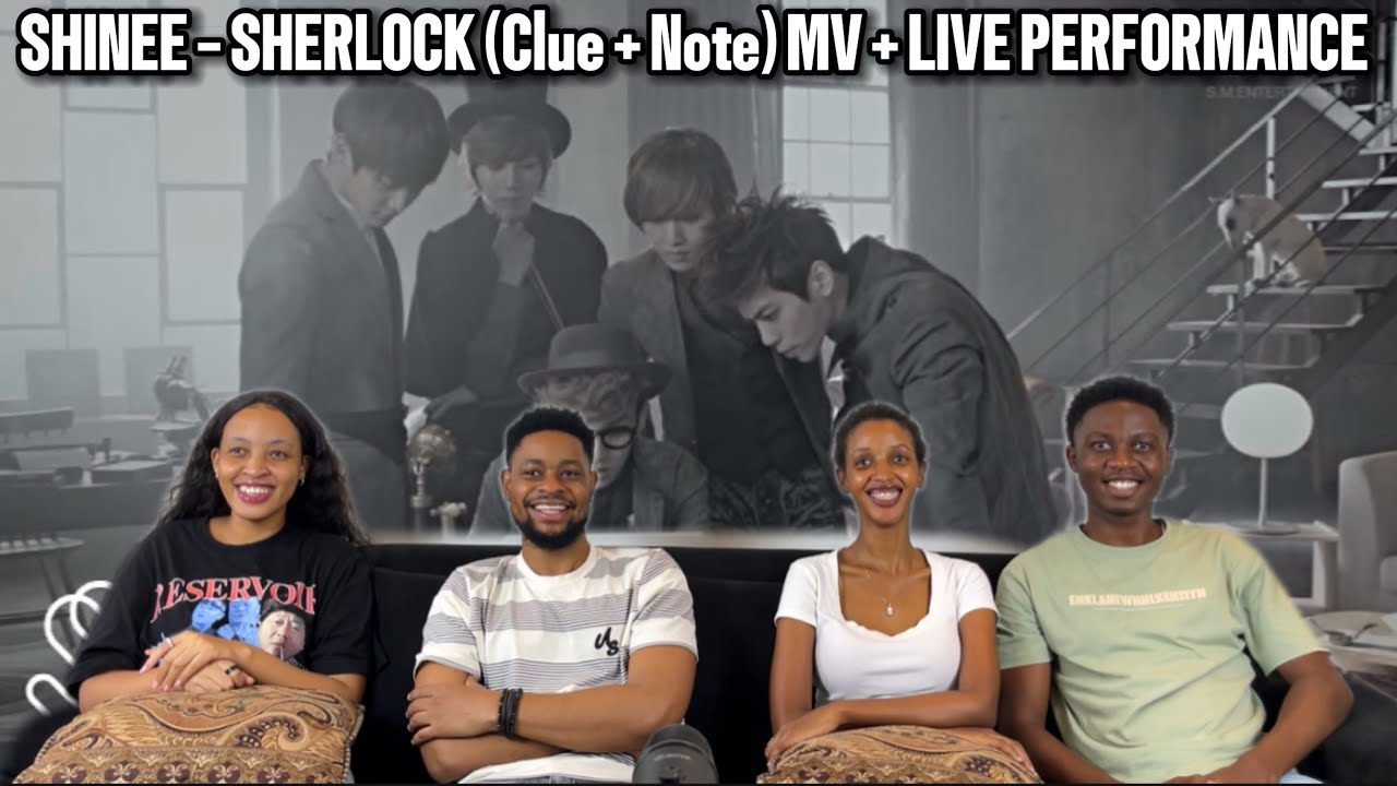 Our Reaction To SHINee 샤이니 'Sherlock•셜록 (Clue + Note)' MV + Live Performance.