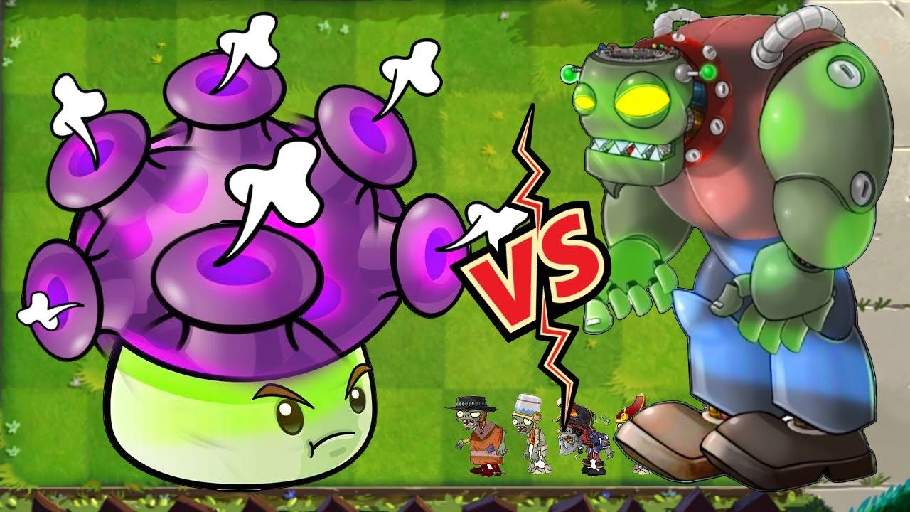 GLOOM-SHROOM vs DR. ZOMBOSS – Close-Range Boss Fight | PvZ Hack Battle