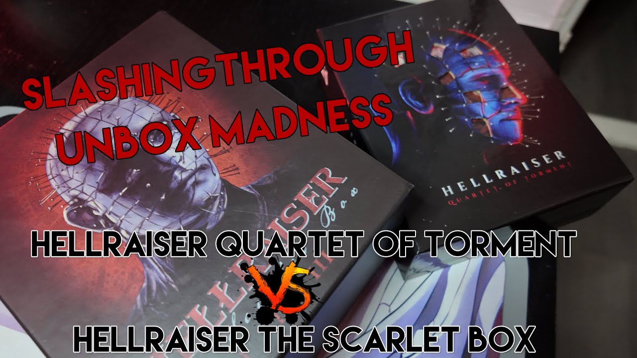 Hellraiser Quartet of Torment vs The Scarlet Box - Unbox Madness Slashingthrough.com