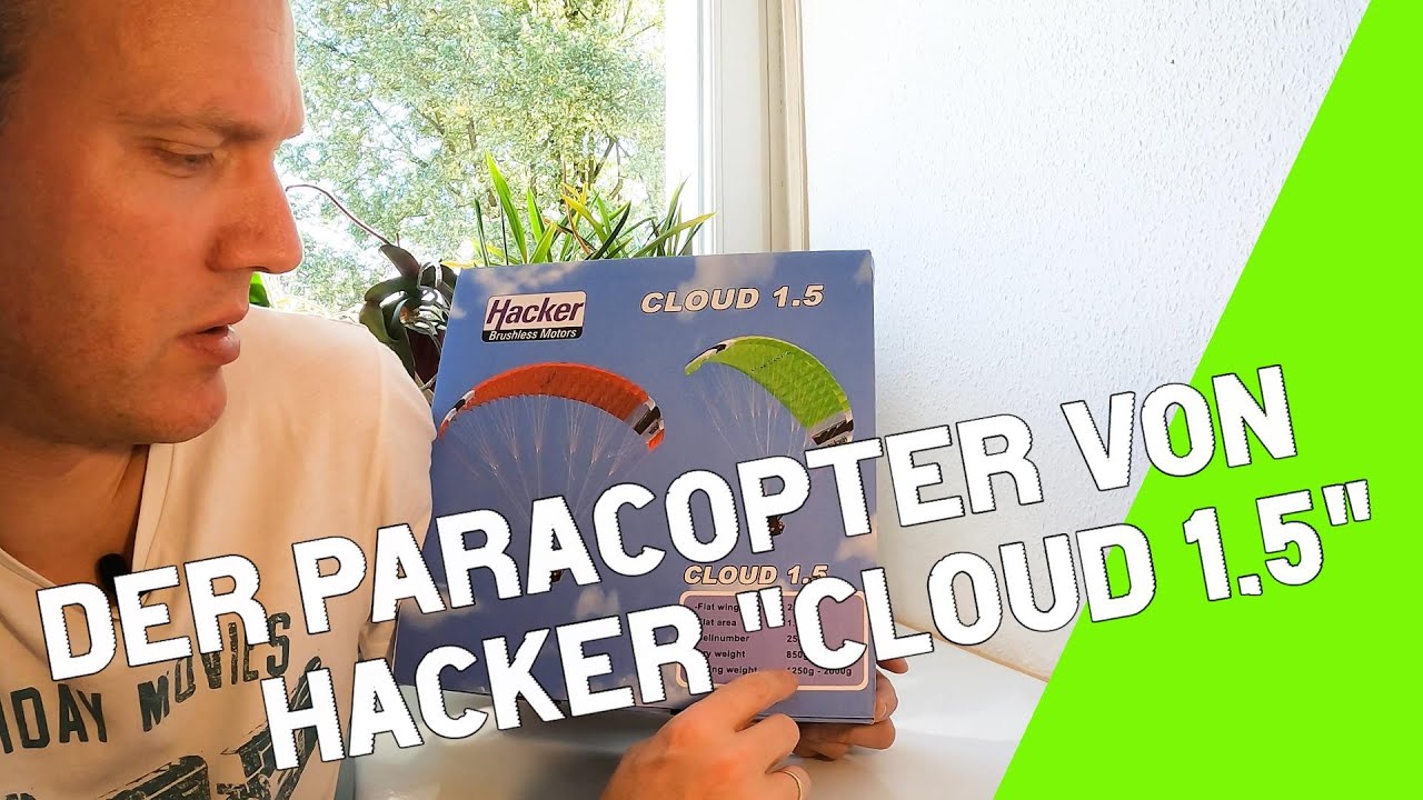 Paracopter von Hacker Cloud 1,5  unboxing - Zusammenbau - Einstellung für die Fernbedienung