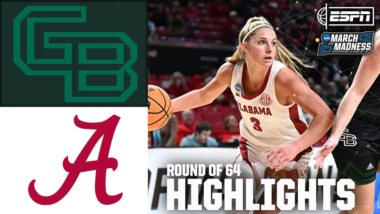 Round of 64: Green Bay vs. Alabama | Women's NCAA Tournament | Full Game Highlights