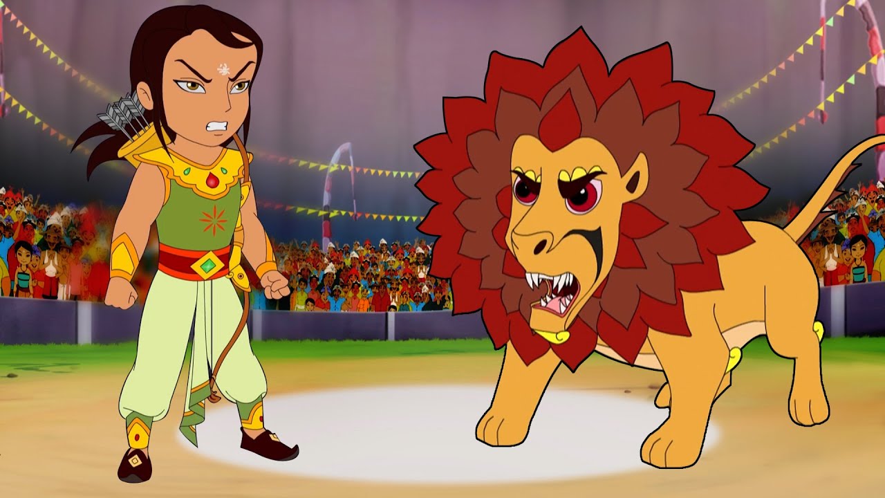Arjun - The Prince of Bali | Sher se takkar | Hindi cartoon for kids