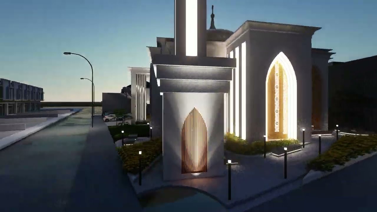 Desain Masjid Jami' Al Falah Petir, Serang, Banten