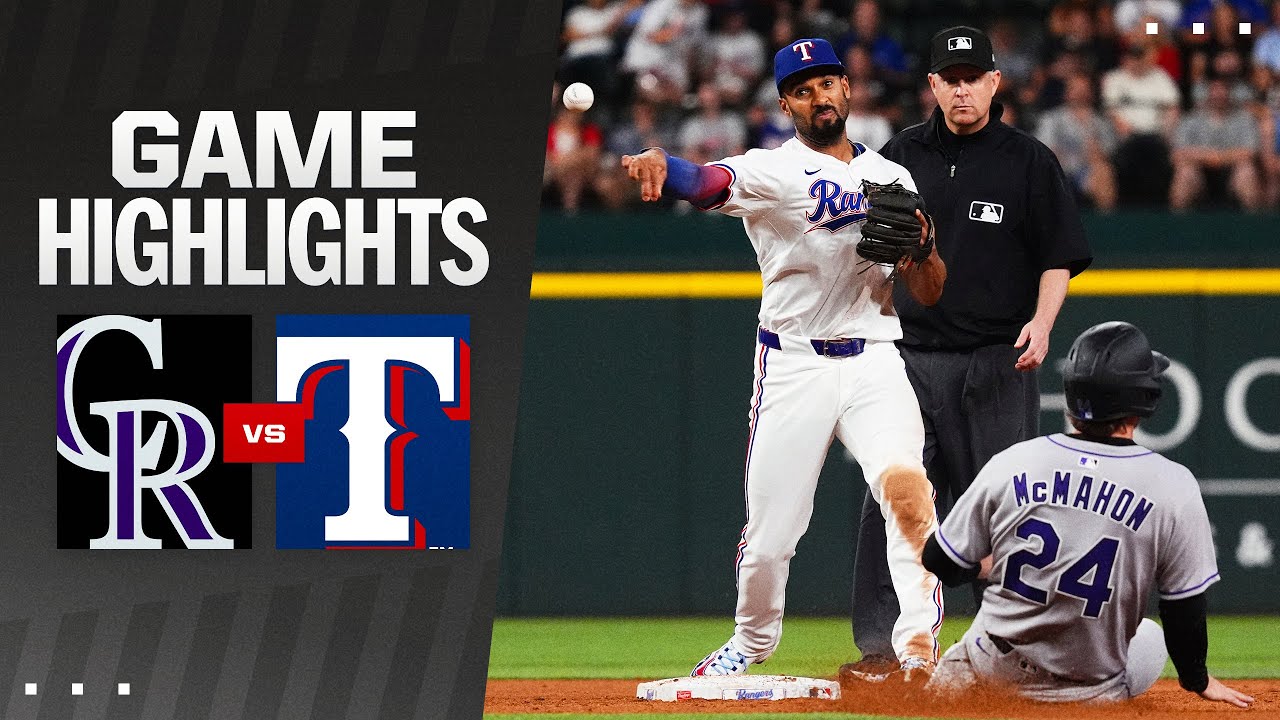 Rockies vs. Rangers Game Highlights (5/13/25) | MLB Highlights