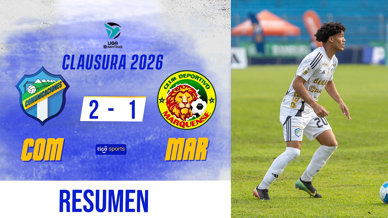 REMONTADA CREMA EN MAZATENANGO | Comunicaciones 2-1 Marquense | Resumen Completo