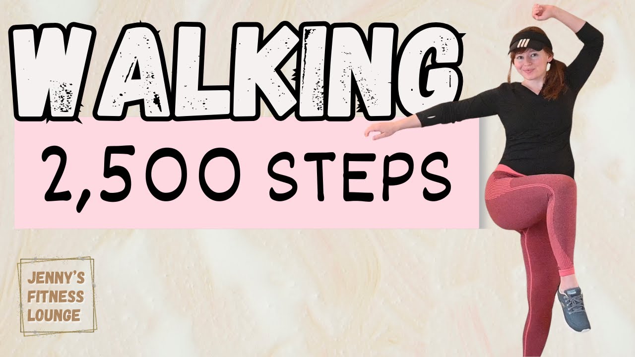 20 MIN WALKING WORKOUT - 2,500 cardio steps //walk at home