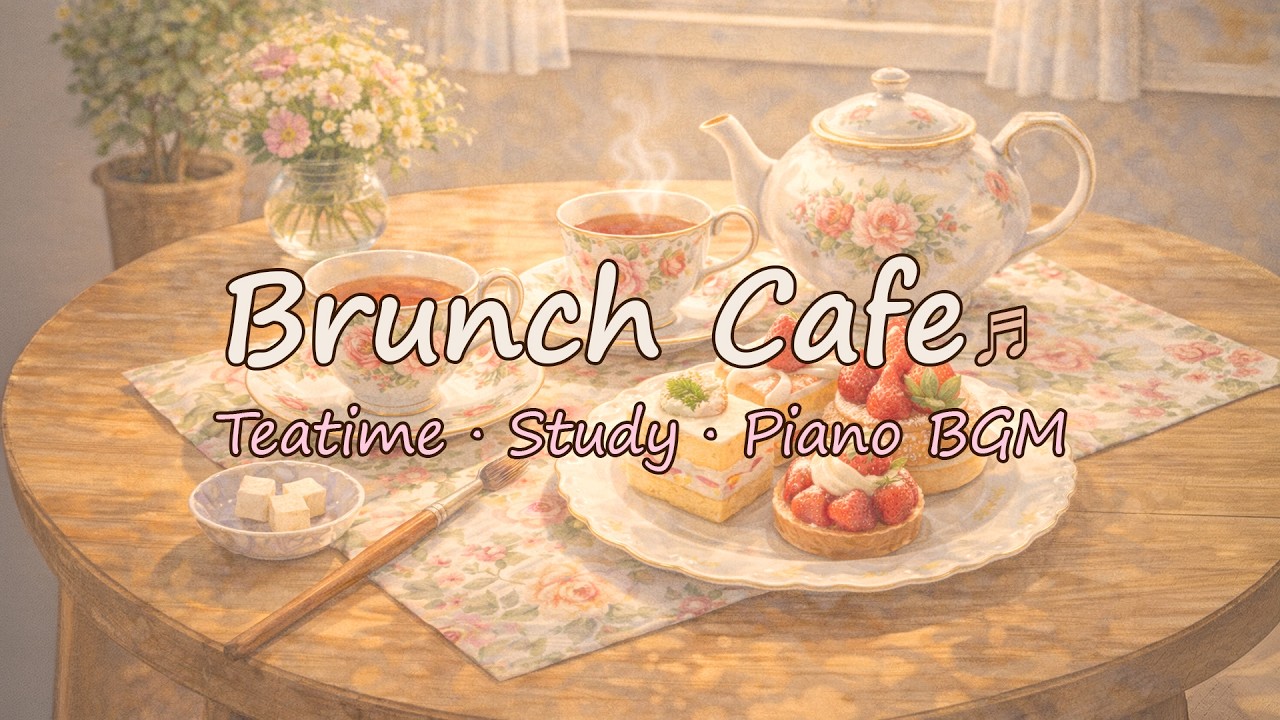 브런치 카페 피아노 음악 Soft Morning Cafe Piano ☕ Warm Brunch Jazz Piano | 사운즈스토어
