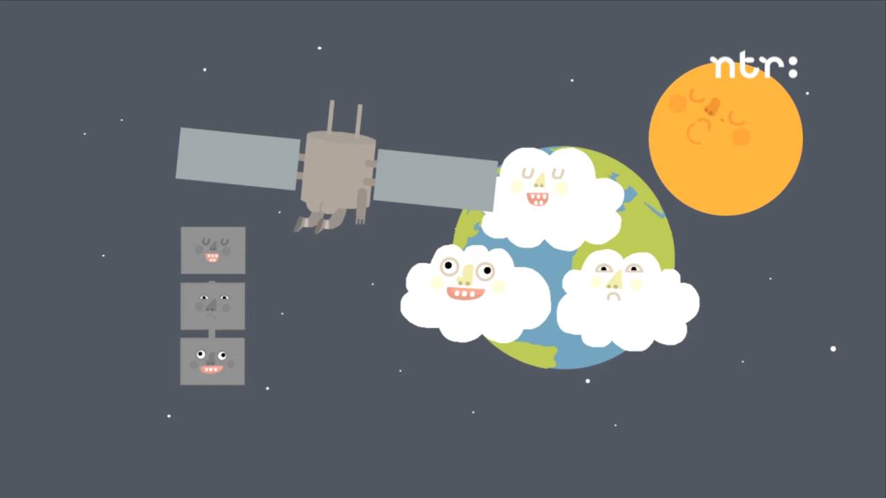 Hoe kan een satelliet door wolken kijken?