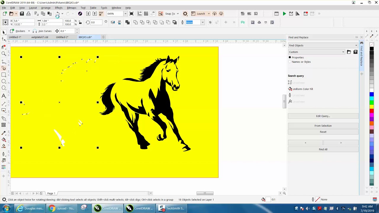 Corel Draw 2019 Tips & Tricks New find and replace