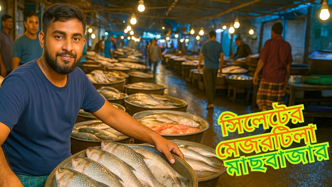 সিলেটের মেজরটিলা মাছ বাজার || Majortila Fish Market, Sylhet