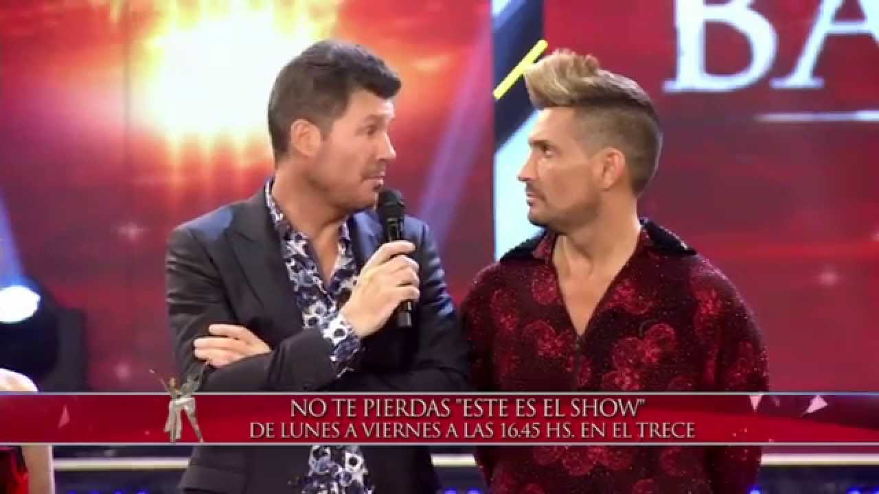 Showmatch 2014 - La desopilante coreo del Tirri salsa en trío y en slow motion