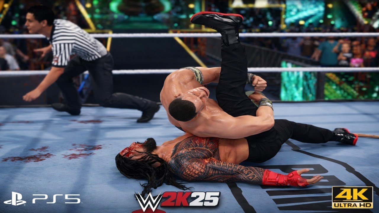 JOHN CENA vs ROMAN REIGNS 🔥 HELL IN A CELL | Universal Championship WAR 4kgameplay PS5