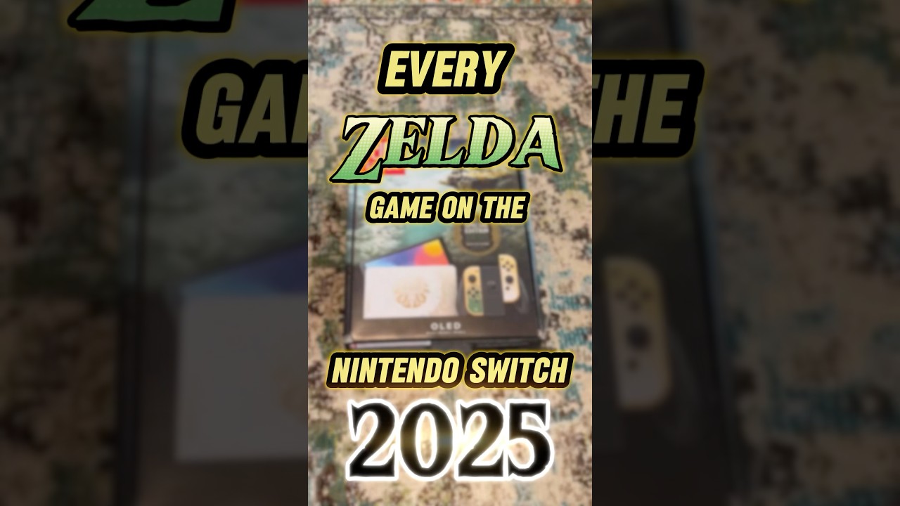 Every Zelda Game on the Switch #zelda #nintendo #botw #gaming