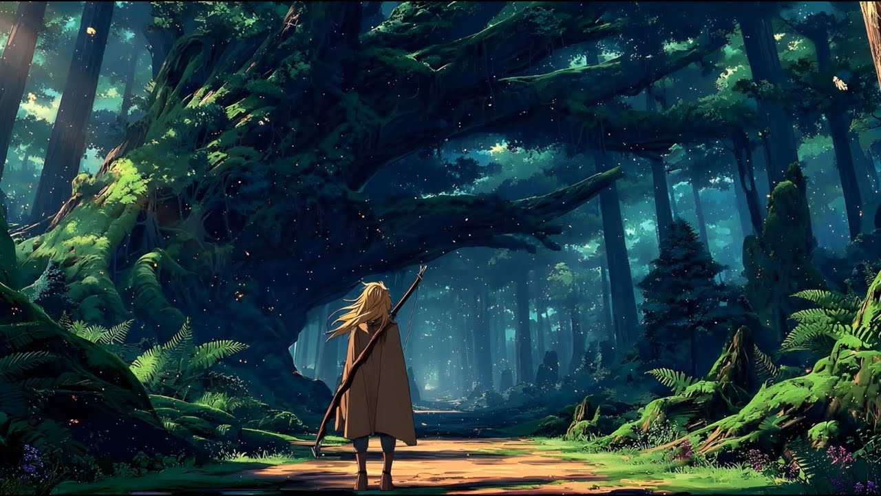Elf of Eldenwood Forest – 🎶 Medieval Fantasy Music Background for Focus, Study, Sleep & Reading