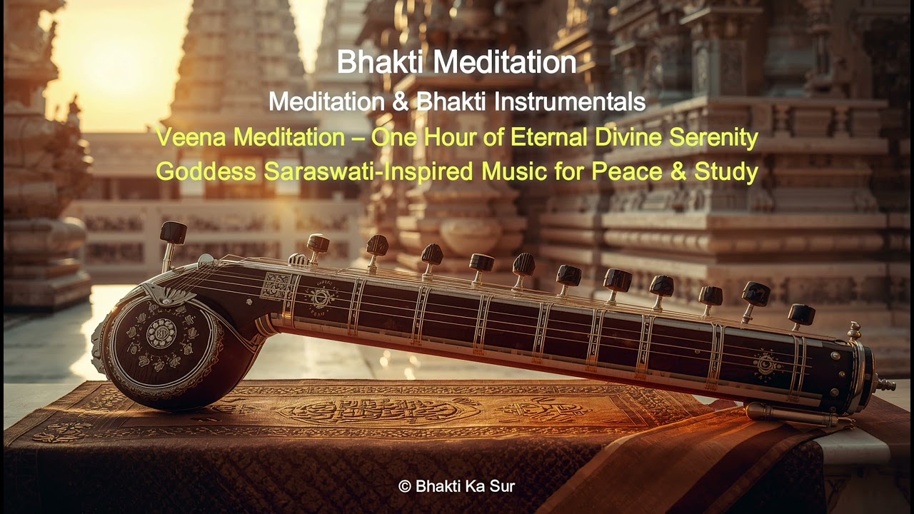 Veena Meditation – One Hour of Eternal Divine Serenity | Saraswati-Inspired Music for Peace & Study