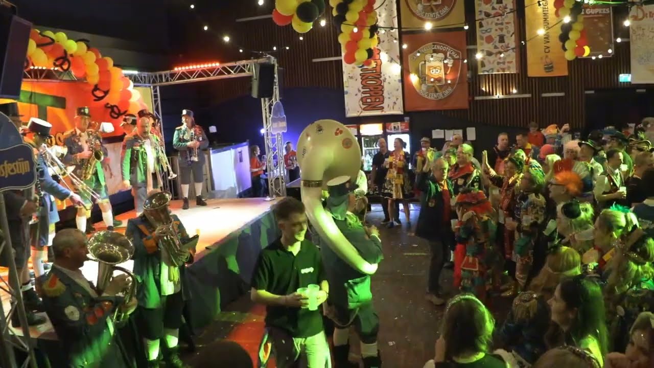 The Bloopers Dordrecht  6e Anton's Blaosfestijn set Kaatsheuvel  9 februari 2024